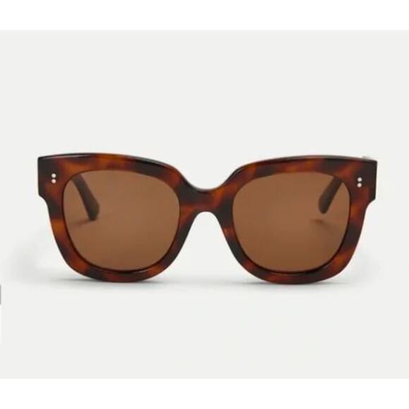 CHIMI x Veronica Beard Women\'s Core 08 Tortoise Sunglasses Havana NIB 189